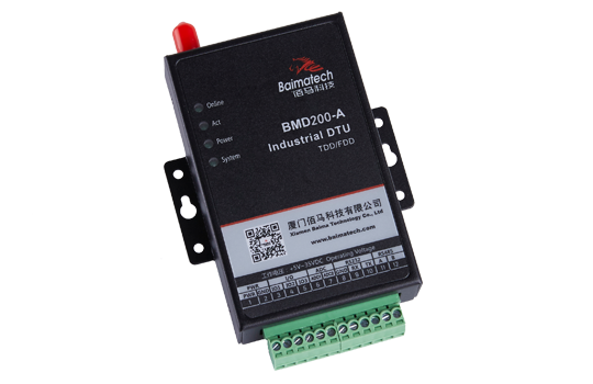 4G通信透明傳輸+行業(yè)協(xié)議傳輸+定制私有協(xié)議傳輸，佰馬BMD200行業(yè)專用4G通信模塊DTU數(shù)傳終端
深度契合客戶4G無線通信需求，無縫對接項目應(yīng)用內(nèi)置豐富的行業(yè)協(xié)議，（支持ModbusRTU協(xié)議、Modbus/TCP協(xié)議等）