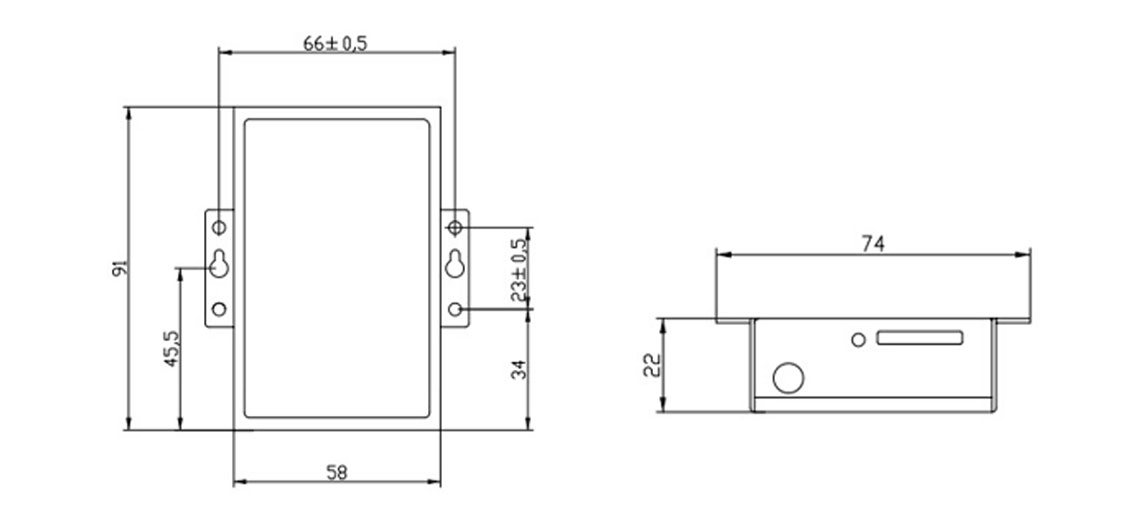 NB-IOT結構尺寸圖