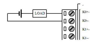 繼電器輸出接線圖
