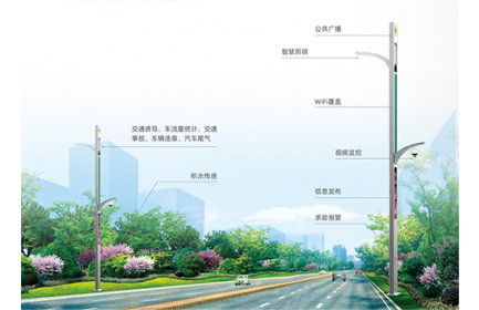 以城市路燈桿、多功能桿為載體，與AI智能、云計(jì)算、物聯(lián)網(wǎng)等技術(shù)完美結(jié)合，建設(shè)強(qiáng)大智慧城市。