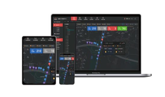 通過佰馬智慧路燈桿云平臺系統(tǒng)，構建智慧路燈桿管控一張圖，實現(xiàn)對路燈桿全業(yè)流程管理策略配置、實時監(jiān)測、數(shù)據(jù)展示、統(tǒng)計分析、告警管理等。各子系統(tǒng)采用模塊化設計，部署靈活。開放二次開發(fā)定制服務。