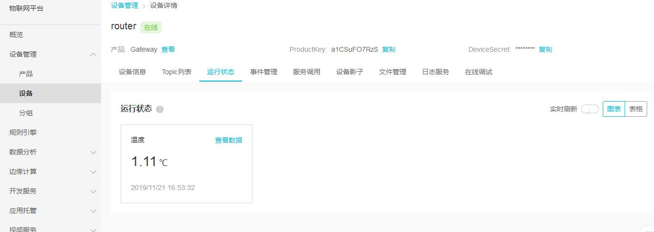 查看網(wǎng)關(guān)采集數(shù)據(jù)
