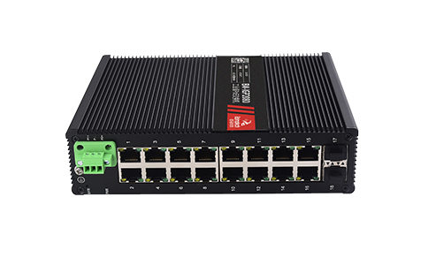 佰馬管理型 2 光 16 電千兆工業(yè)交換機(jī)，支持WEB管理，SNMP、VLAN等，支持環(huán)形拓?fù)?、星型拓?fù)?、總線拓?fù)涞冉M網(wǎng)，廣泛應(yīng)用于智能交通、智慧樓宇、智慧工廠、智慧園區(qū)、智慧城市等領(lǐng)域。