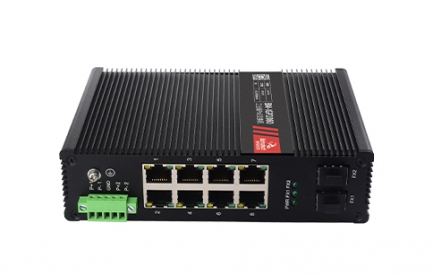 佰馬2光8電PoE交換機，是一款非管理型千兆以太網(wǎng)快速交換機，設(shè)計擁有2 個SFP 光口插槽，8 個 10/100/1000 Base-T 自適應(yīng) RJ45 端口，支持全千兆高速數(shù)據(jù)交換和PoE 供電，快捷實現(xiàn)工業(yè)物聯(lián)網(wǎng)監(jiān)測、供電、數(shù)據(jù)傳輸應(yīng)用