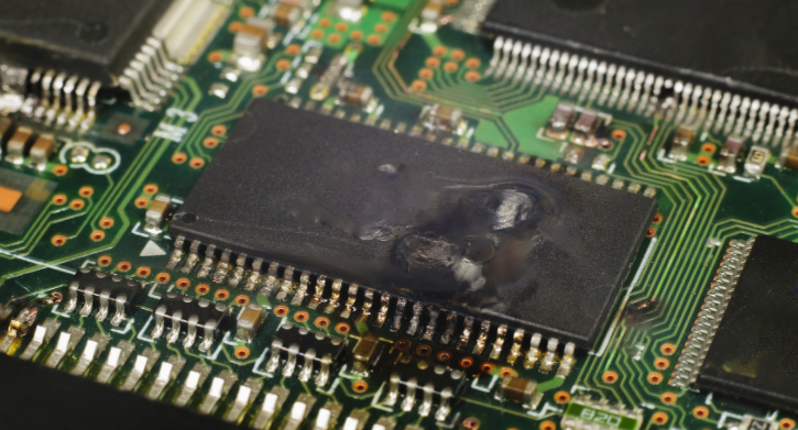 電子元器件燒毀